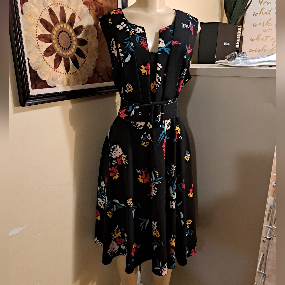 City Chic belt dress 16